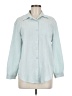 Assorted Brands Stripes Blue Long Sleeve Blouse Size M - photo 1
