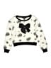 Amy Byer Floral Ivory White Pullover Sweater Size 10 - 12 - photo 1