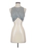 Shein 100% Polyester Gray Sleeveless Top Size 2 - photo 1