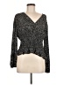 Universal Thread 100% Recycled Polyester Black Long Sleeve Blouse Size M - photo 1