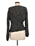 Universal Thread 100% Recycled Polyester Black Long Sleeve Blouse Size M - photo 2