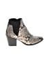 Steve Madden Gray Tan Ankle Boots Size 8 1/2 - photo 1