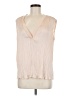 Vince. 100% Polyester Ivory Sleeveless Blouse Size M - photo 1