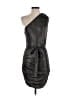 Melissa Odabash Metallic Silver Cocktail Dress Size M - photo 1