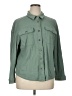 Werena Solid Green Long Sleeve Blouse Size XL - photo 1