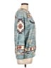 Unbranded Print Teal Pullover Sweater Size L - photo 4