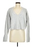 LA Hearts 100% Polyester Silver Pullover Sweater Size M - photo 1