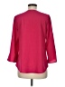 Crosby 100% Polyester Pink 3/4 Sleeve Blouse Size M - photo 2