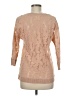 Eloise 100% Nylon Tan 3/4 Sleeve Top Size M - photo 2