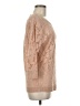 Eloise 100% Nylon Tan 3/4 Sleeve Top Size M - photo 4