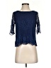 Alya Blue Short Sleeve Blouse Size XS - photo 1