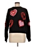 Main Strip Hearts Black Pullover Sweater Size M - photo 1