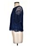 Alya Blue Short Sleeve Blouse Size XS - photo 5