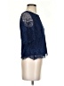 Alya Blue Short Sleeve Blouse Size XS - photo 4