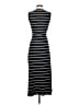 Evereve Stripes Black Casual Dress Size S - photo 2