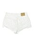 Aeropostale 100% Cotton Checkered-gingham White Shorts Size 2R - photo 2