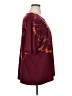 Maggie Barnes Burgundy Short Sleeve Blouse Size 1X - photo 4