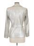 Joseph Ribkoff 100% Polyester Metallic Silver Jacket Size 6 - photo 2