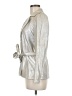 Joseph Ribkoff 100% Polyester Metallic Silver Jacket Size 6 - photo 5