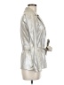 Joseph Ribkoff 100% Polyester Metallic Silver Jacket Size 6 - photo 4