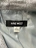 Nine West 100% Polyester Houndstooth Gray Blazer Size 4 - photo 6