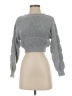 Shein 100% Acrylic Gray Turtleneck Sweater Size 4 - photo 1