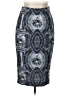 H&M Print Blue Formal Skirt Size 10 - photo 1