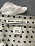 Dalia Collection 100% Polyester Polka Dots Silver Long Sleeve Blouse Size S - photo 7