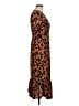 Shein 100% Polyester Animal Print Brown Casual Dress Size M - photo 4