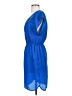 5/48 100% Polyester Solid Blue Casual Dress Size S - photo 5