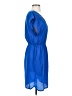5/48 100% Polyester Solid Blue Casual Dress Size S - photo 4