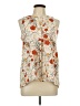 dalia 100% Polyester Orange Sleeveless Blouse Size L - photo 1