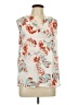 Eliane Rose 100% Polyester Floral Ivory Sleeveless Blouse Size L - photo 1