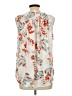 Eliane Rose 100% Polyester Floral Ivory Sleeveless Blouse Size L - photo 2