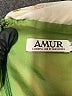 AMUR 100% Silk Floral Black Cocktail Dress Size 2 - photo 6