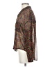 Free People 100% Polyester Paisley Brown Long Sleeve Blouse Size XS - photo 5