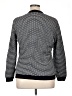 Madison Grey 100% Cotton Houndstooth Black Pullover Sweater Size XL - photo 2