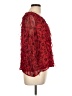 Cato 100% Polyester Red 3/4 Sleeve Blouse Size L - photo 4