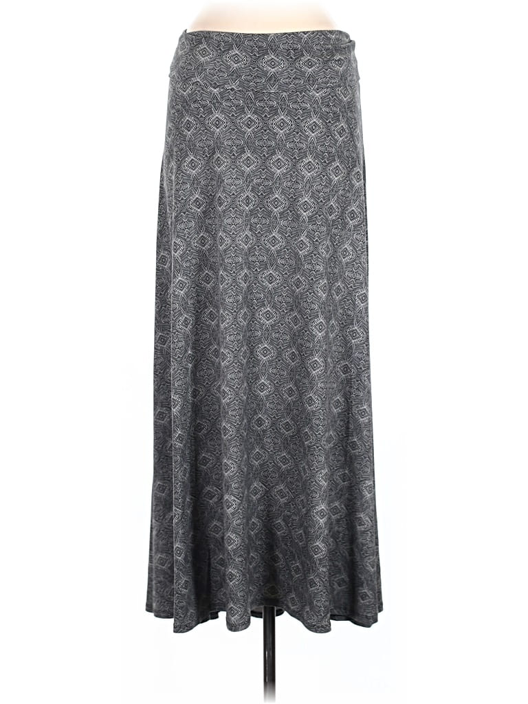 Pre-owned Lularoe Casual Skirt In Gray