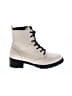 Cole Haan 100% Leather Gray Ivory Boots Size 8 - photo 1