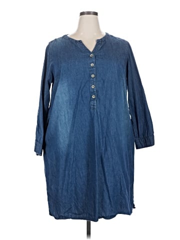 Woman Within Casual Dress (view 1)