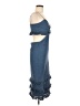 Saylor Blue Cocktail Dress Size M - photo 4