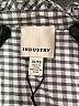 Industry Houndstooth Gray Black Sleeveless Button-Down Shirt Size XL - photo 7