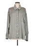 Wishlist Apparel Solid Gray Long Sleeve Button-Down Shirt Size M - photo 1
