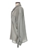 Wishlist Apparel Solid Gray Long Sleeve Button-Down Shirt Size M - photo 5