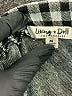 Living Doll Checkered-gingham Gray Casual Skirt Size M - photo 4