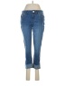 Jennifer Lopez Solid Blue Jeans Size 8 - photo 1