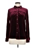 Shein Burgundy Long Sleeve Blouse Size 6 - photo 1