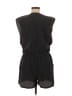 Te Verde Solid Black Gray Romper Size M - photo 2