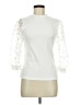 Unbranded White 3/4 Sleeve Top Size M - photo 1